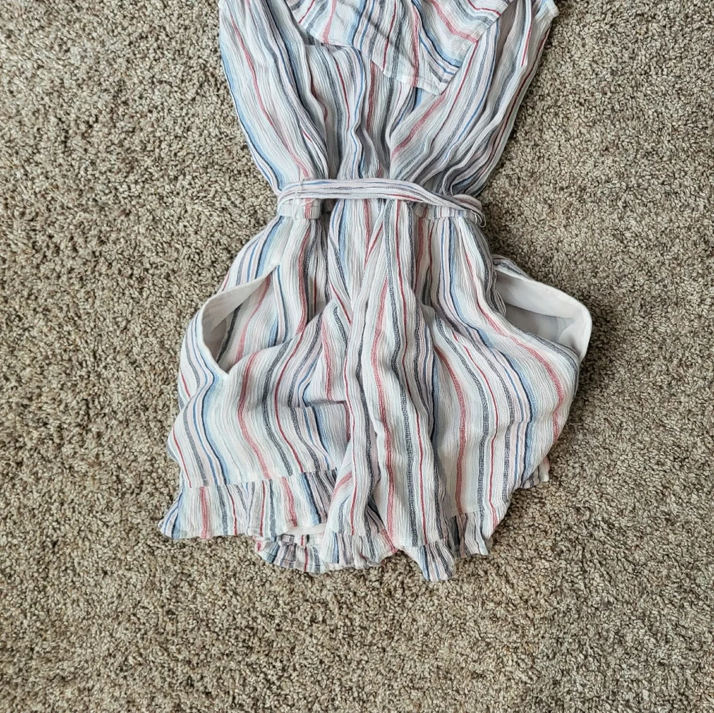 American Eagle romper neck ruffle S - Picture 4 of 6